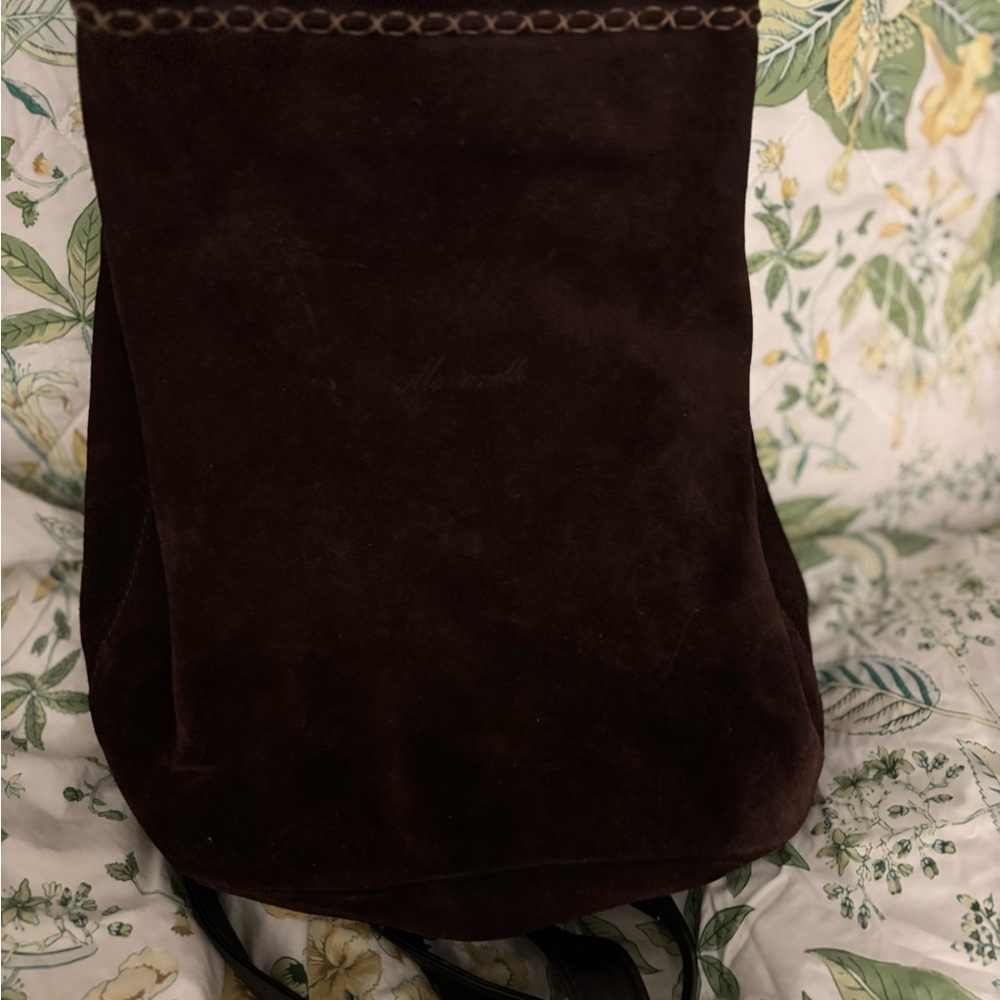 Brown Suede Backpack - Picture 10 of 10